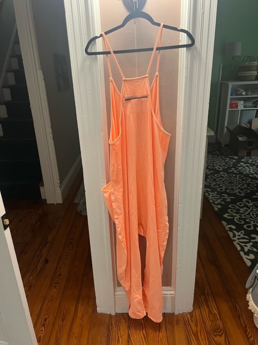 Free people Hot Shot Jumpsuit Peach - Picture 5 of 5